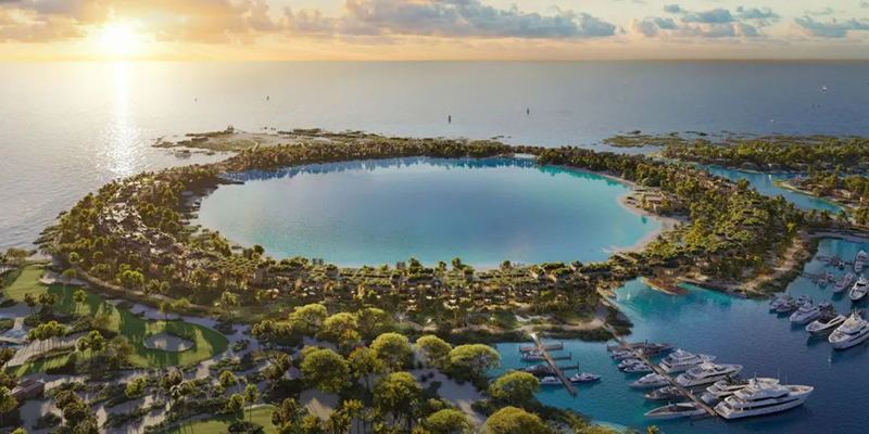 Foster + Partners公布紅海“永恒花園” 拉赫克島設(shè)計方案