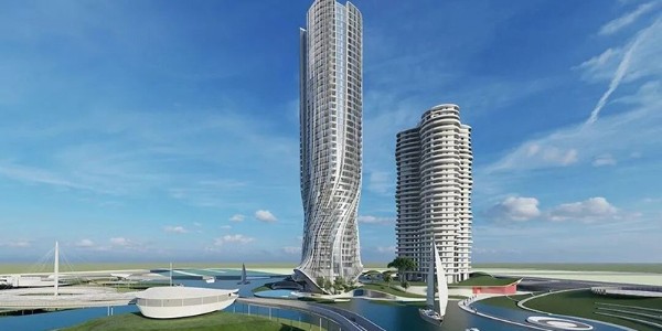 成都超高層住宅Dancing Tower，如流動雕塑